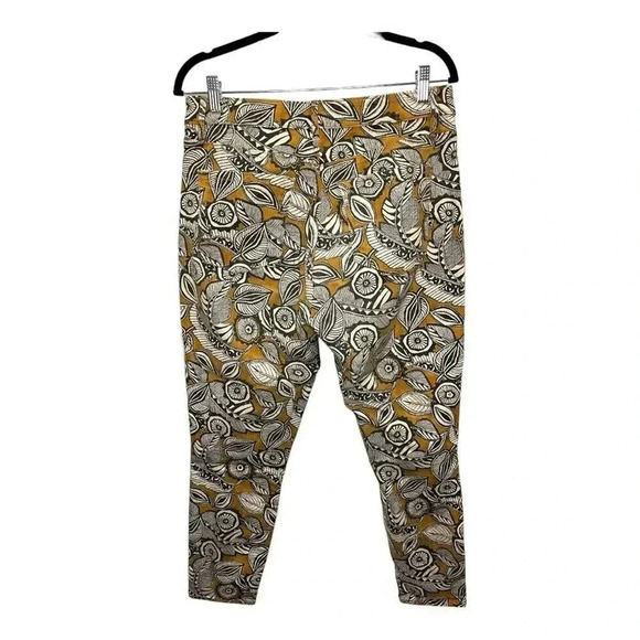 Ann Taylor Loft Size 8‎ Aztec Curvy Skinny Floral Ankle Jean Pants - Picture 2 of 3